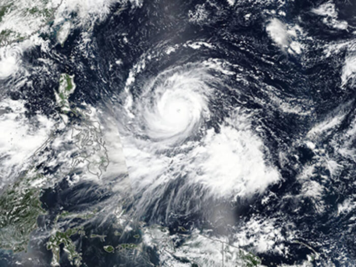 Typhoon Mangkhut satellite image