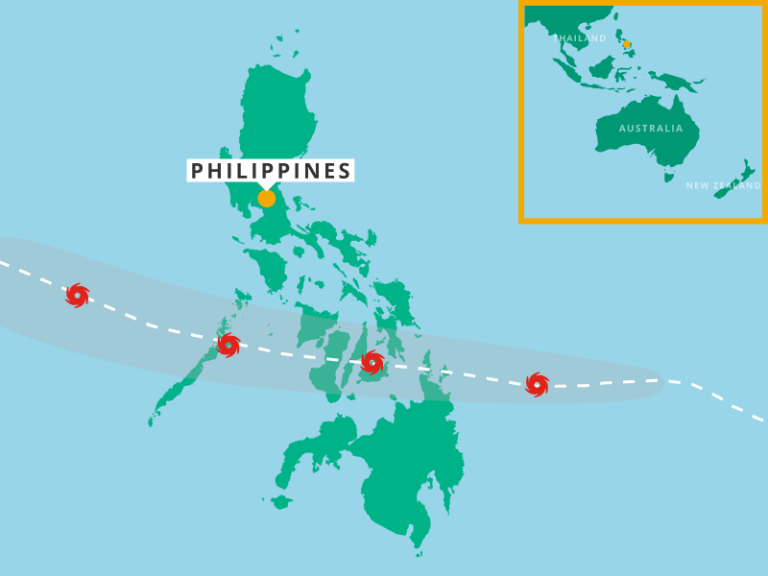 Philippines Super Typhoon Rai 2021 - Where We Work - ShelterBox Australia
